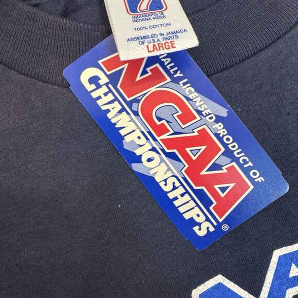 Vintage 1999 NCAA Final Four Tampa Bay T-Shirt Logo 7 Navy Blue Sz -Large NWT - Picture 3 of 12